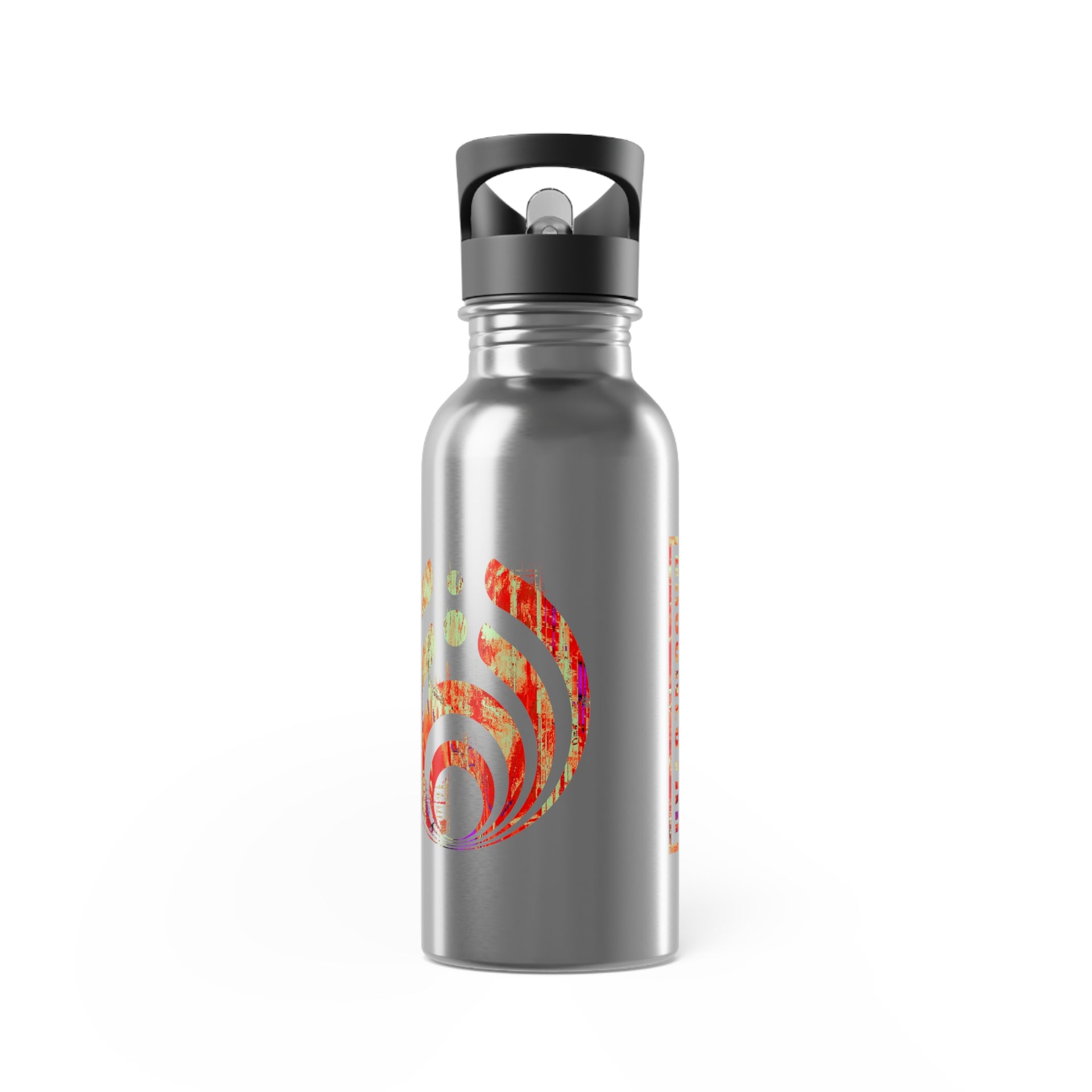 Bassnectar Red Glitch Stainless Steel Water Bottle