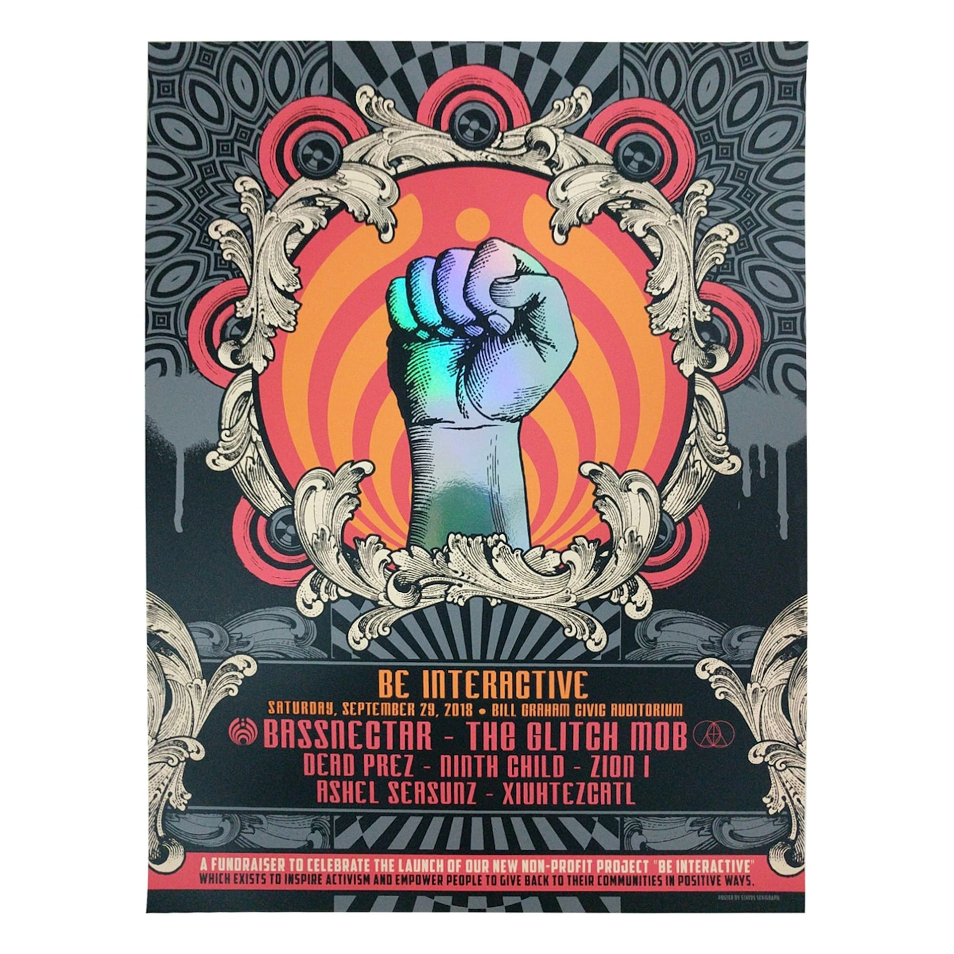San Francisco Be Interactive Launch Poster