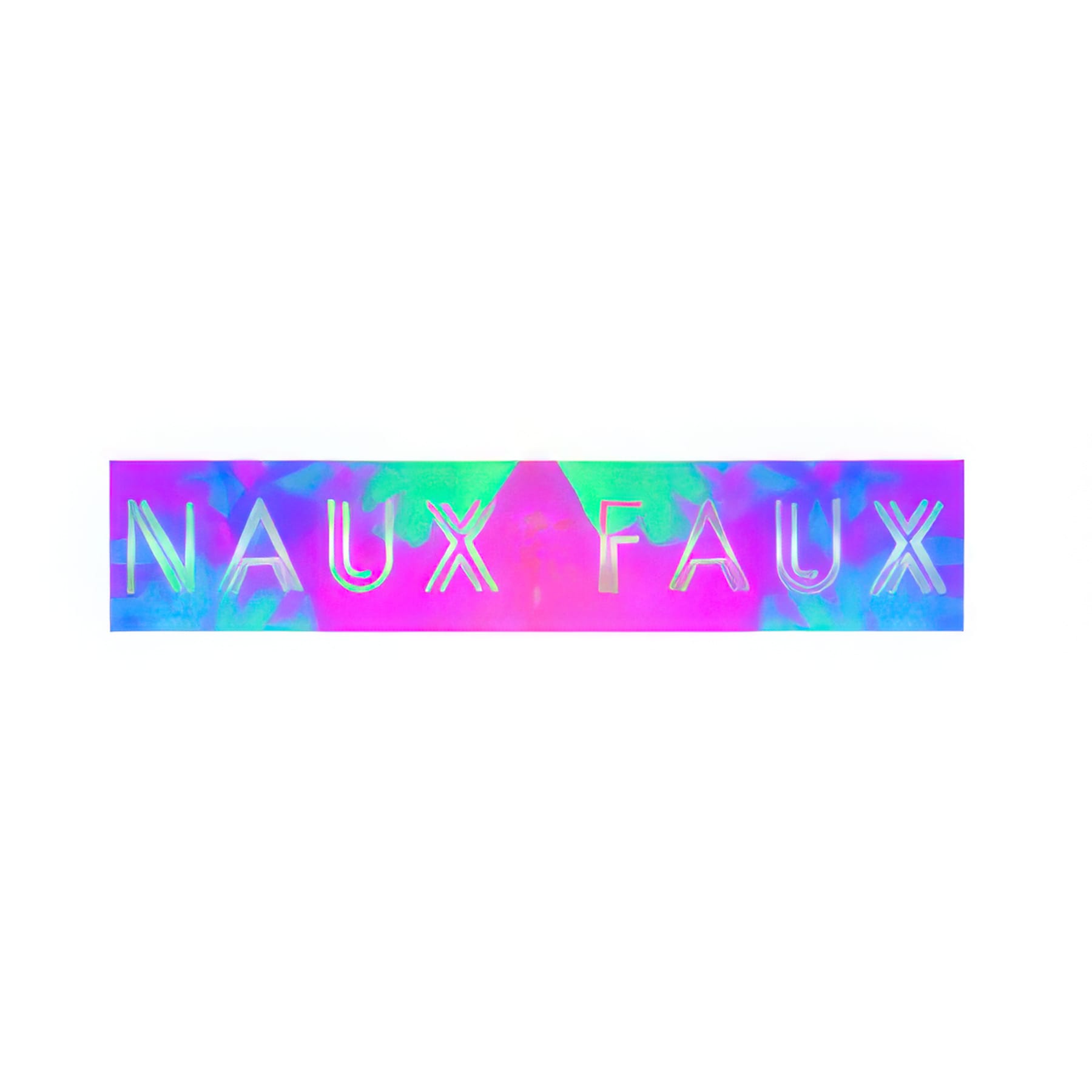 Naux Faux Reflective Sticker