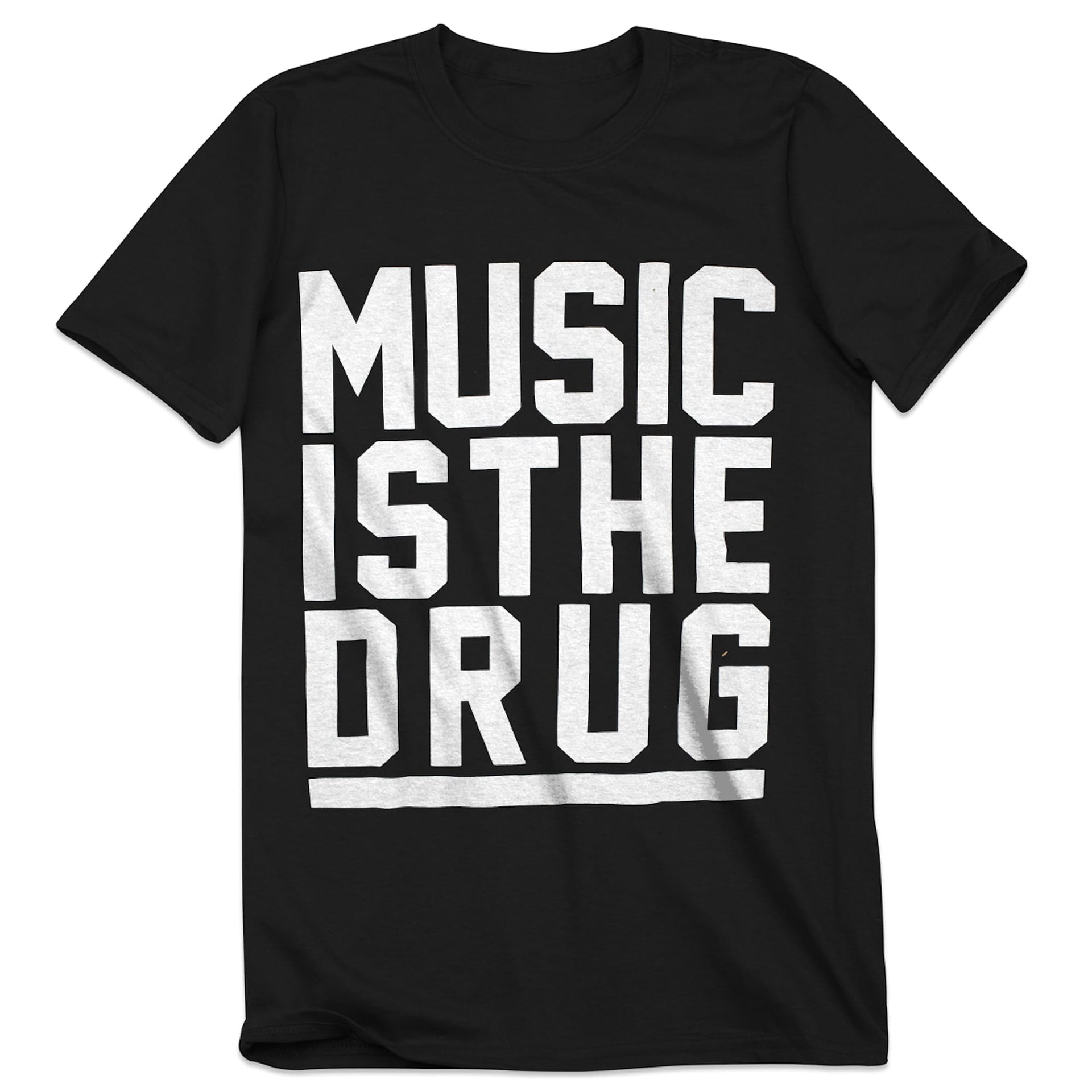 Music Is The Drug Grid T-Shirt