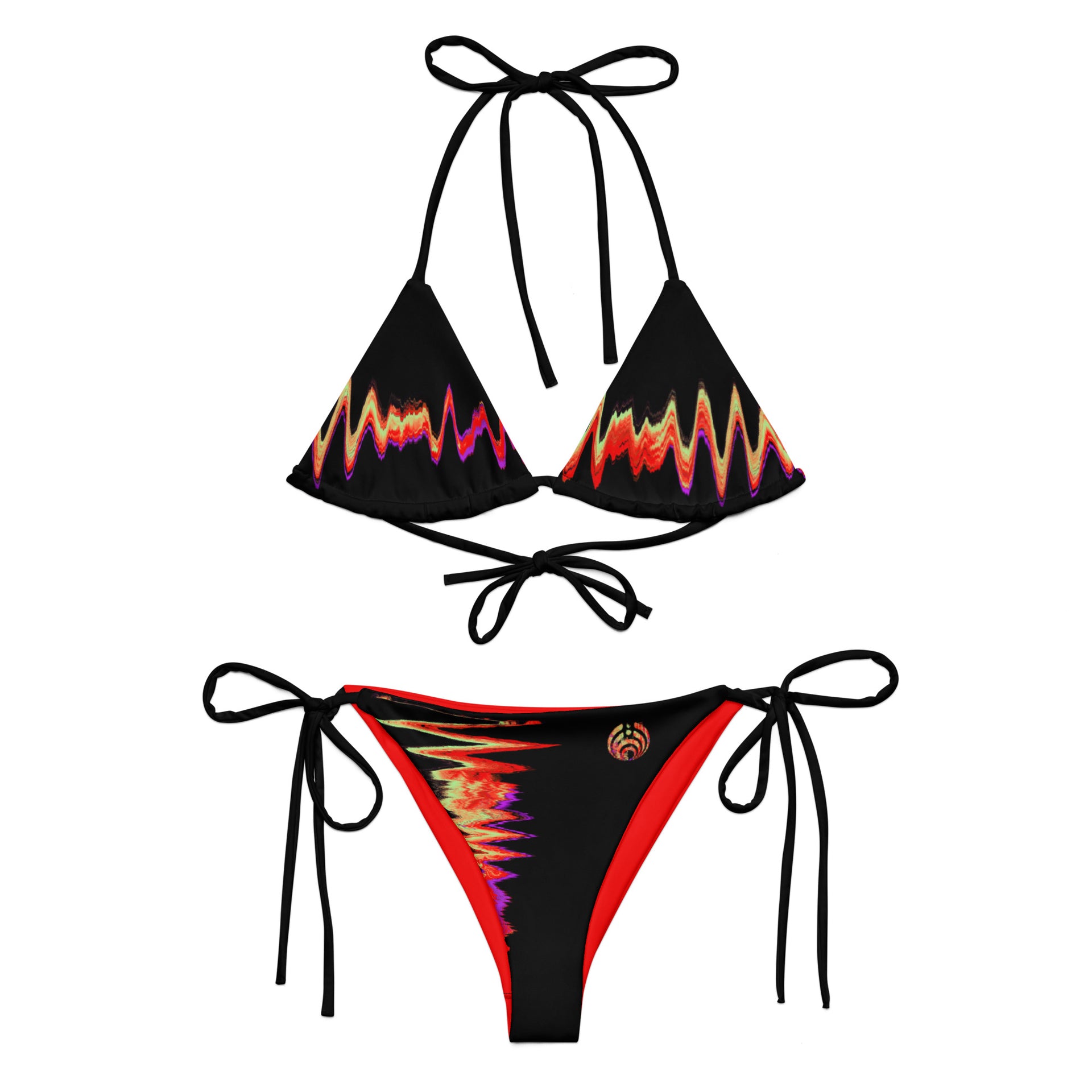 Bassnectar Glitch Wave Recycled string bikini