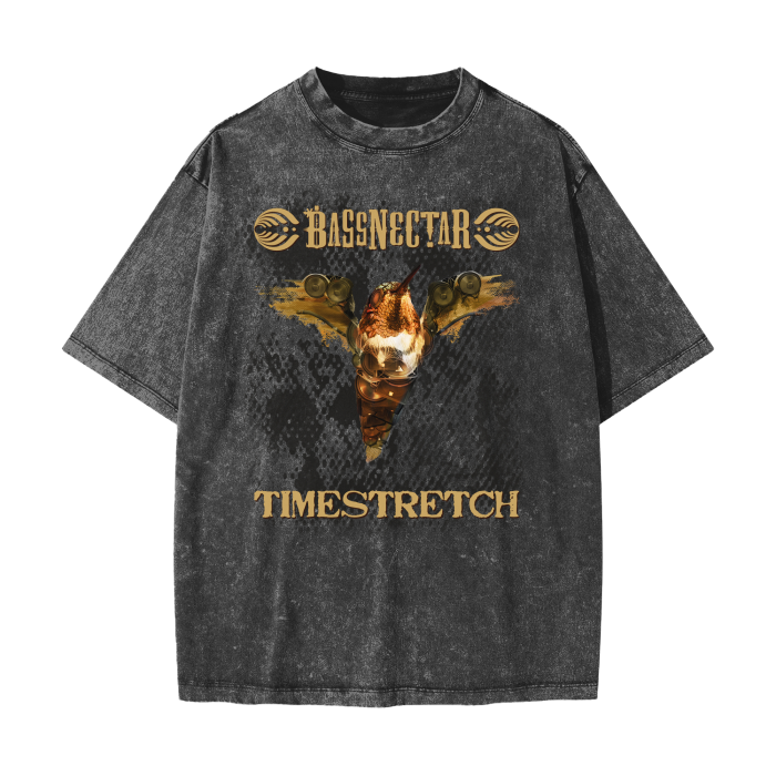 Timestretch Vintage Waxed Dye Wash Heavyweight Tee