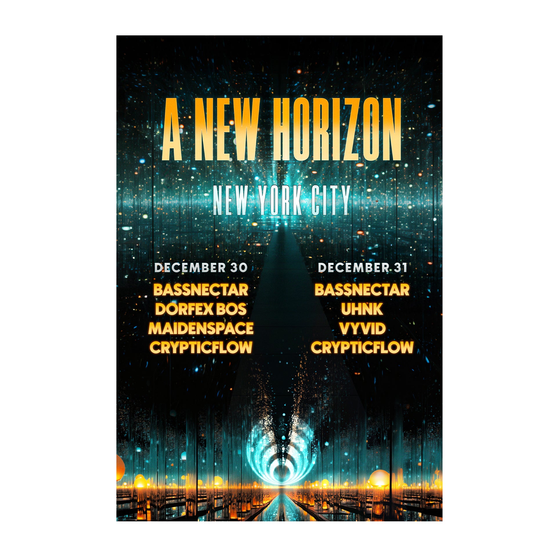 A New Horizon - Event Poster