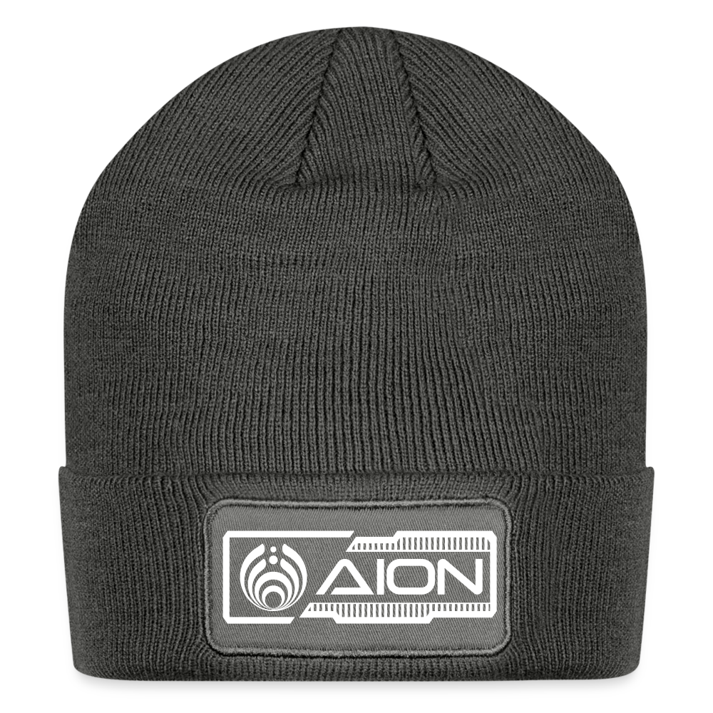 AION - Patch Beanie - charcoal grey