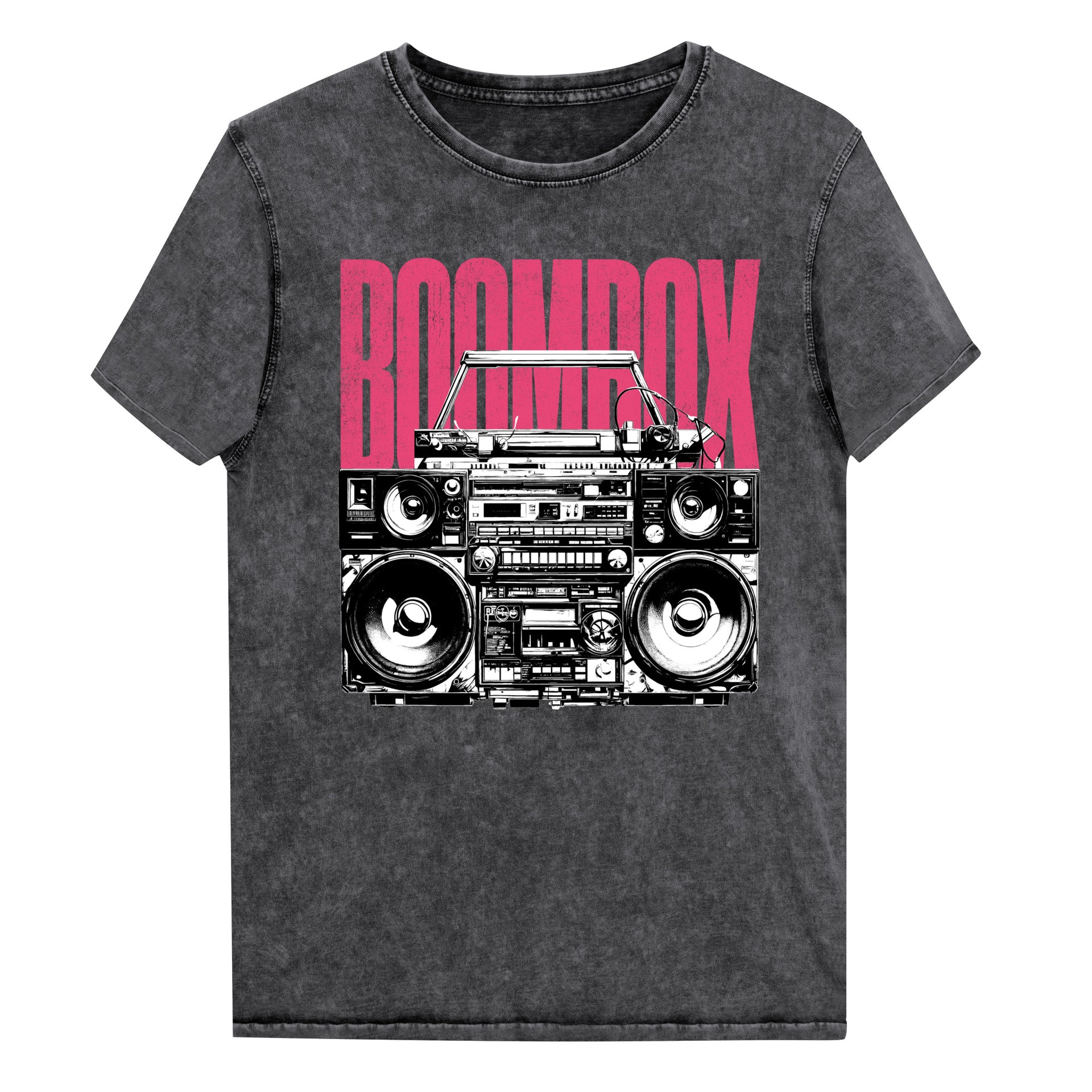 Boombox "She Hot" Denim wash tee