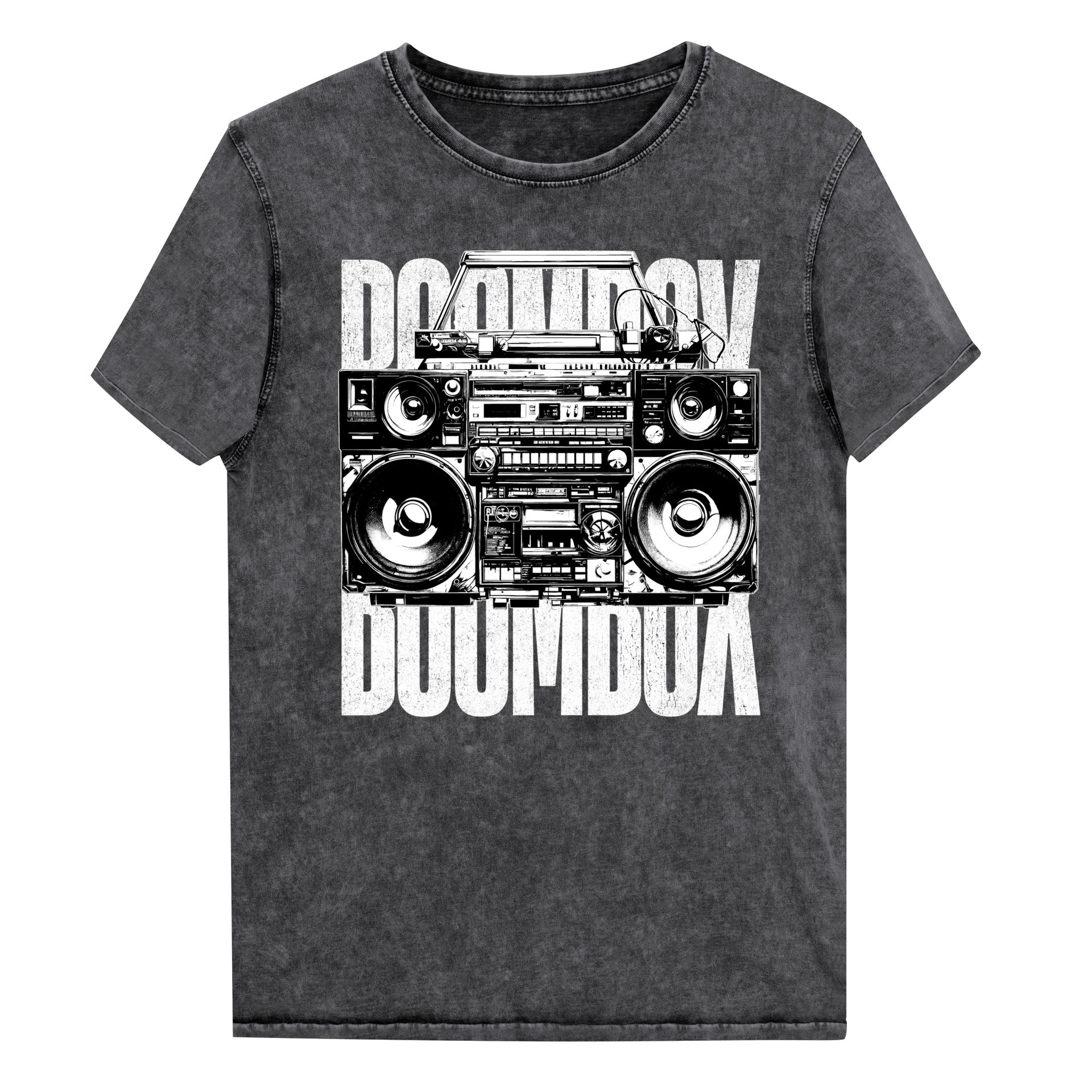 Boombox "Blast out speakers" Denim wash tee